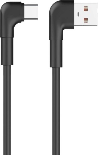 Maxlife MXUC-09 uhlový kábel USB-A na USB-C 1 m 3 A čierny - 1 kus
