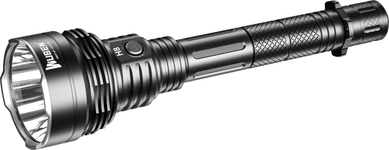 Wuben H8 Deluxe Kit taktická baterka 1800 lm, čierna sada