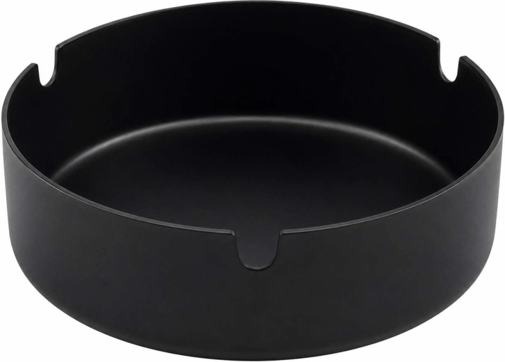 Čierny nerezový popolník 10 cm