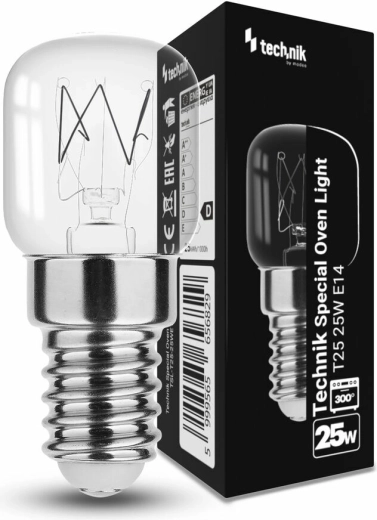 Žiarovka do rúry Technik Special Oven Light T25 E14 25 W teplá biela