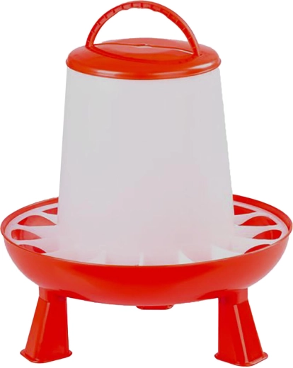 Kŕmidlo a napájačka pre hydinu 6 kg s nožičkami