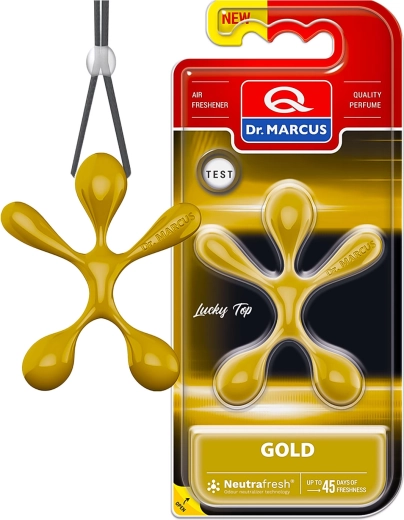 Dr. Marcus Lucky Top Gold osviežovač vzduchu do auta