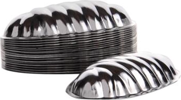 Formičky na cukrovinky žemľa 25 ks