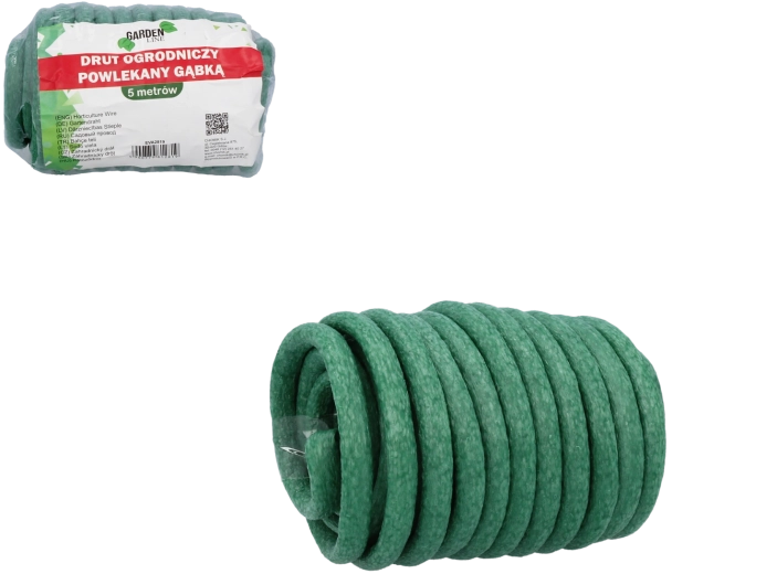Záhradný drôt s penovým poťahom 5 m