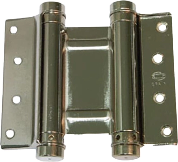 Pružinový záves 125 mm, 30 kg, nikel – sada 2 ks