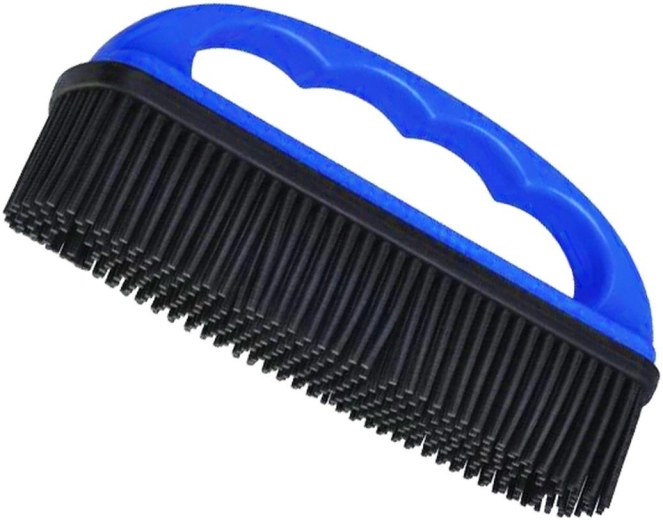 Kefka na zvieracie chlpy s gumovými štetinami 15 cm