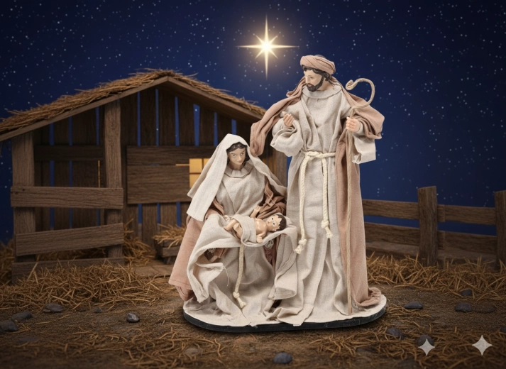Vianočná figúrka Svätá rodina 41 cm