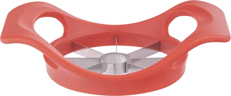 Krájač jabĺk s vybratím jadrovníka 10,5 cm – mix farieb