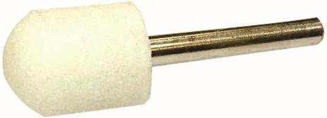 Brúsne teliesko valcové zaoblené 12 × 16 mm so stopkou 3 mm, zrno 16