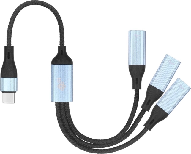 USB‑C káblová rozdvojka – 3× USB‑C