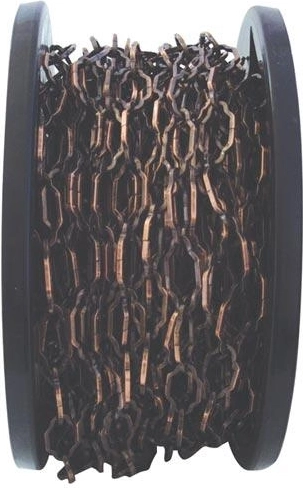 Oceľová reťaz Z310/4, hnedo brynýrovaná, 30 m