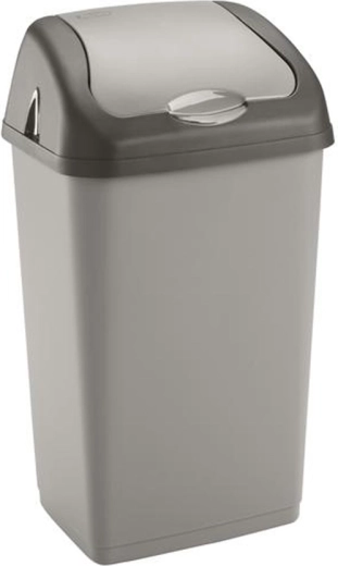 Plastový výklopný odpadkový kôš HEIDRUN 18 l