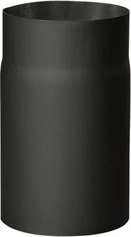 Dymová rúra 120 mm, dĺžka 250 mm, hrúbka 1,5 mm, čierna