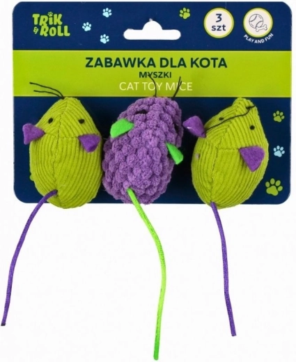 Hračka pre mačku – myšky 3 ks