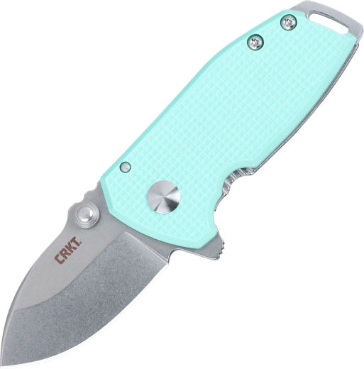 Zatvárací nôž CRKT Squid Compact Blue 4,4 cm, D2, stonewash, G10