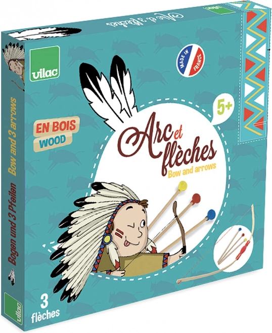 Detská lukostrelecká sada s prísavkami z dreva