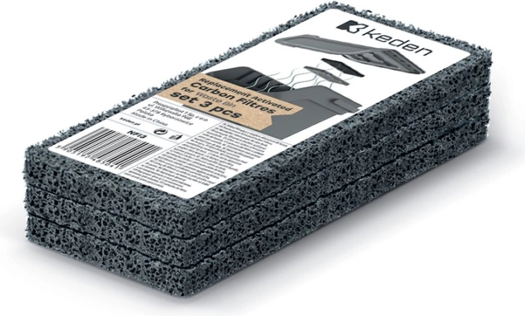 Náhradné uhlíkové filtre pre odpadkové koše Kaddi Q – sada 3 ks
