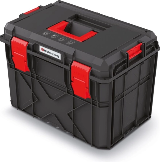 Modulárny kufor na náradie X-Block Pro, 546 × 380 × 407 mm, čierny