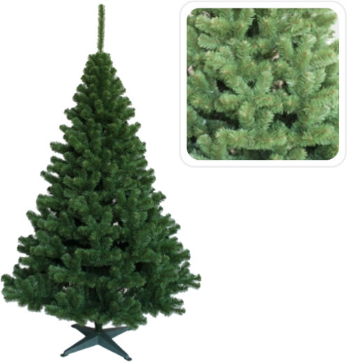 Umelá vianočná jedľa 220 cm - 1 kus
