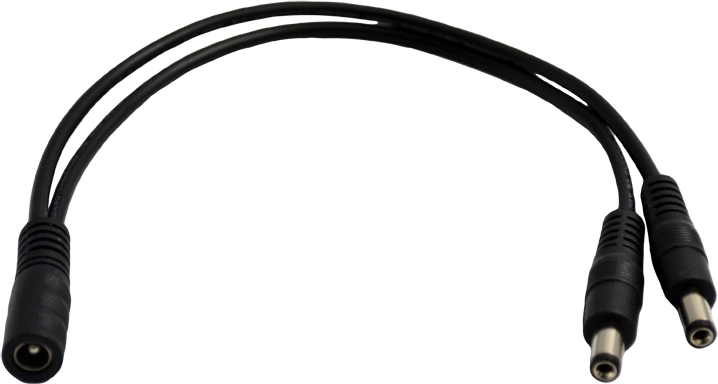 Solight napájací rozbočovač pre LED pásy 5,5 × 2,1 mm (1× zásuvka na 2× konektor)