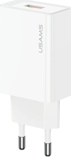 USAMS T69 sieťová nabíjačka USB-A 10,5 W 2,1 A biela