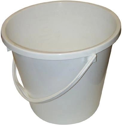 Plastové vedro s mierkou 15 l biele