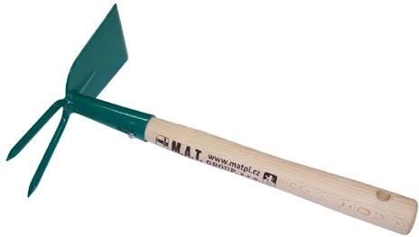 Motyčka s násadou, 2 hroty, 27 cm