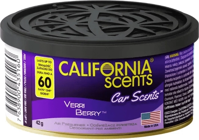Vôňa do auta California Scents Verri Berry – čučoriedka