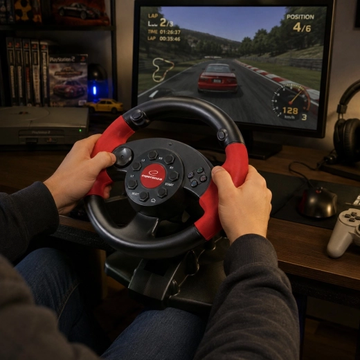 Herný volant Esperanza High Octane pre PC a PS3