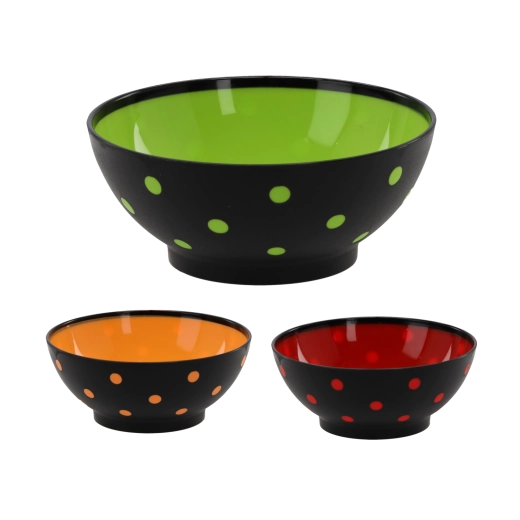 Plastová miska Spotty 0,75 l s bodkami