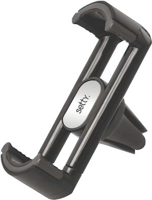 Setty držiak do auta na ventilačnú mriežku, čierny