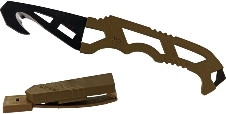 Záchranársky nôž s hákom GERBER Crisis Hook Knife, tan