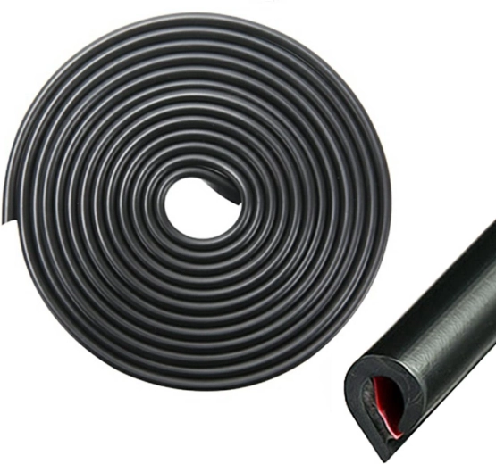 Ag679f ochranná lišta dverí 5m čierna