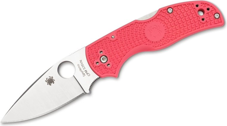 Spyderco Native 5 ružový vreckový nôž 7,5 cm FRN, satén