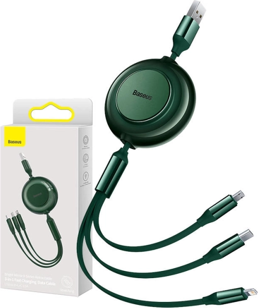 Kábel Baseus 3v1 pre Micro USB / USB-C / Lightning