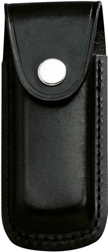 Čierne kožené puzdro HERBERTZ 15 cm