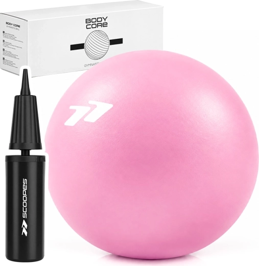 Gymnastická lopta BodyCore 22 cm ružová - 1 kus