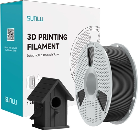 Sunlu ASA filament pre 3D tlačiarne čierny 1,75 mm