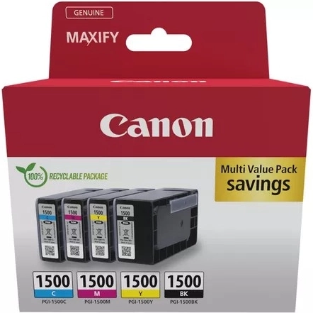 Canon multipack atramentových kaziet PGI-1500 BK/C/M/Y