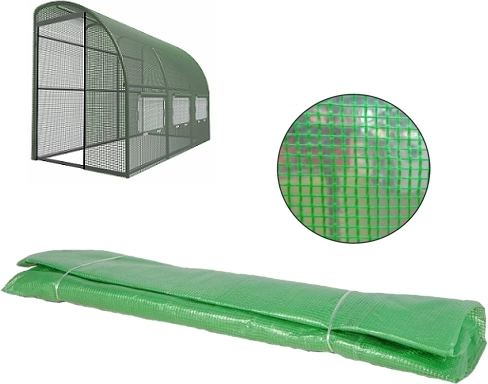 Spevnená fólia na polytunel Połówka 3 × 1,5 m zelená