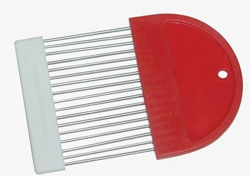 Držiak na krájanie cibule 11 × 7,5 cm, plast a kov