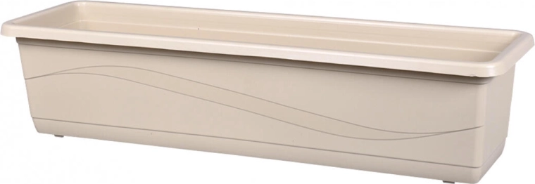 Plastový truhlík Lobelia Modern 60 cm svetlo hnedý