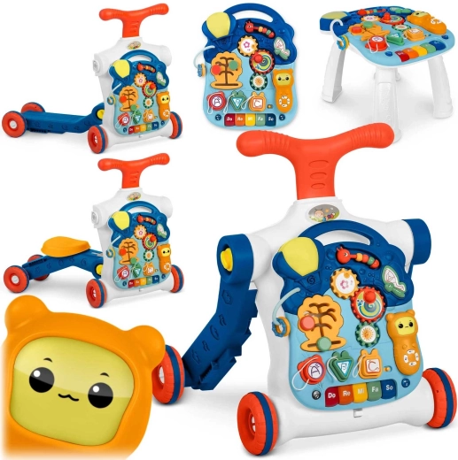 Ricokids edukačný stolík 4v1 modrý