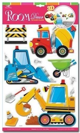 3D dekorácia na stenu - Vozidlá 2