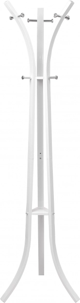 Vešiak na oblečenie Stojan na oblečenie biely ModernHome