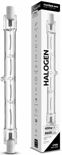 Modee halogénová žiarovka R7S 118 mm 400 W teplá biela, stlmiteľná