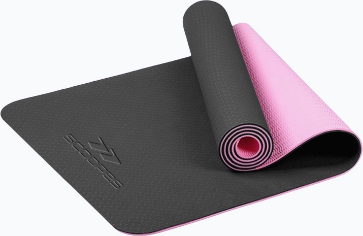 Fitness podložka TPE Balance 6 ružová/čierna
