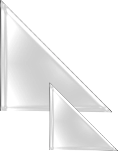 Samolepiace rožky A4, priehľadné — 6 ks