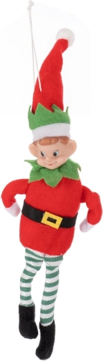 Závesná dekorácia Elf z polyesteru 25 cm