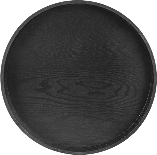 Okrúhly drevený servírovací podnos 38 cm